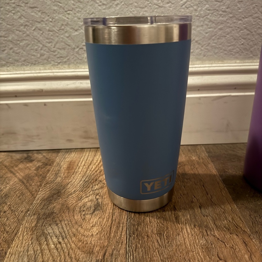 YETI Sky Blue Stainless Steel Tumbler